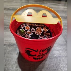 Red Scarecrow Boo Bucket Mcdonalds 2025 Edition